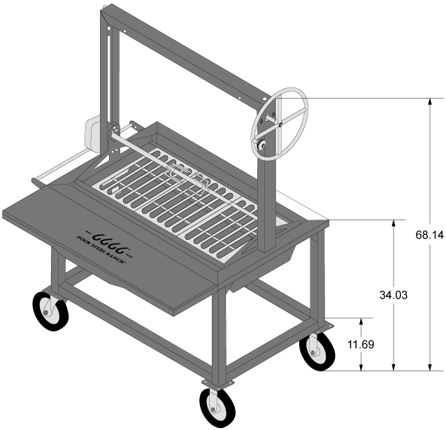 Barbecue Grill Fumoir San Antonio XXL - D17591 - Plein Air - Camping